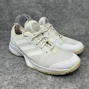 Adidas Court Flash Tennis Shoes Womens Size 10 White GW2519 Athletic‎ Sneakers